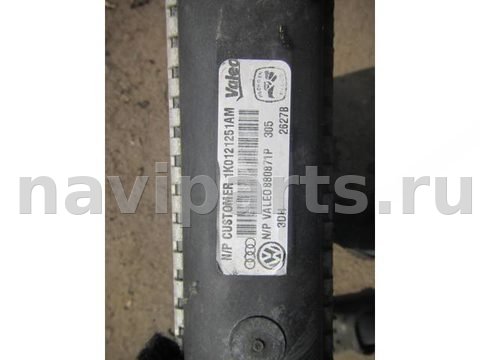Радиатор основной Volkswagen Golf, 2008 г., OEM 1k0121251am, арт. 0207595, фото 2
