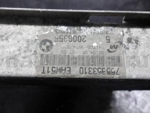Радиатор основной BMW 3 E90/E91/E92/E93, 2005 г., OEM 75265331, арт. 0221981