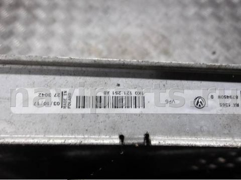 Радиатор основной Volkswagen Passat, 2009 г., OEM 1k0121251ab, арт. 0222707, фото 2