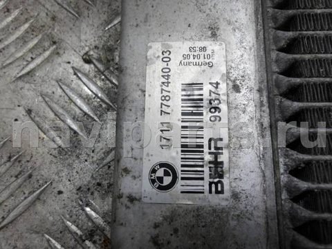 Радиатор основной BMW 5 E60/E61, 2005 г., OEM 7787440, арт. 0225005, фото 3