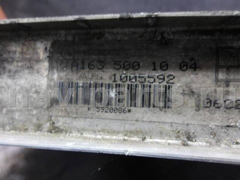 Радиатор основной Mercedes ML W163, 2002 г., OEM a1635001004, арт. 0226944, фото 2
