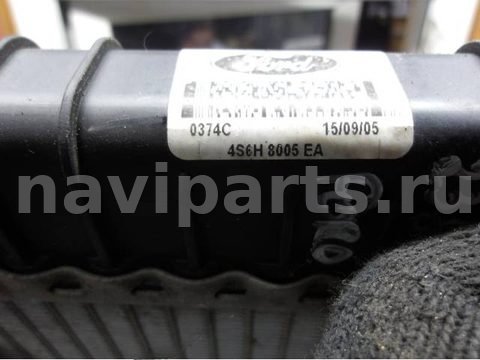 Радиатор основной Ford Fiesta, 2005 г., OEM 4s6h8005ea, арт. 0227163, фото 2