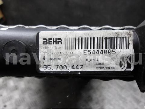 Радиатор основной Fiat Punto, 2006 г., OEM 55700447, арт. 0229259, фото 3