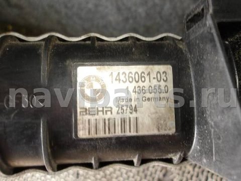 Радиатор основной BMW 5 E39, 1998 г., OEM 1436061, арт. 0254556, фото 3