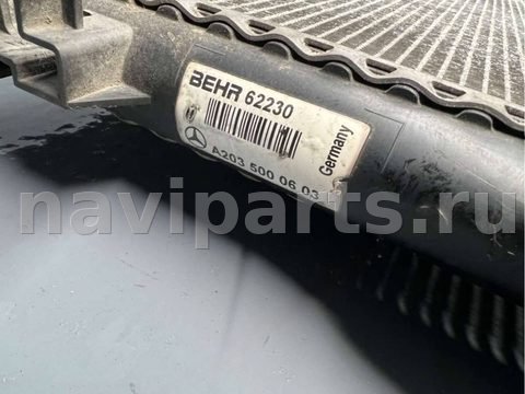 Радиатор основной Mercedes C W203, 2005 г., OEM A2035000603, арт. B86534542, фото 8