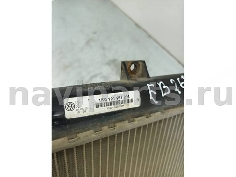 Радиатор основной Volkswagen Golf, 2010 г., OEM 1K0121251DM, арт. EB268-34, фото 3