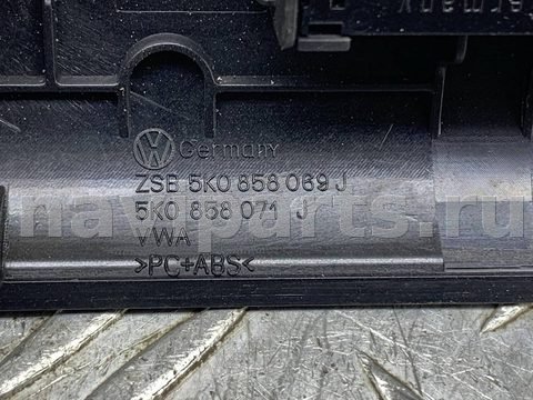 Рамка блока управления печки/климат-контроля Volkswagen Golf, 2008 г., арт. 33487, фото 6