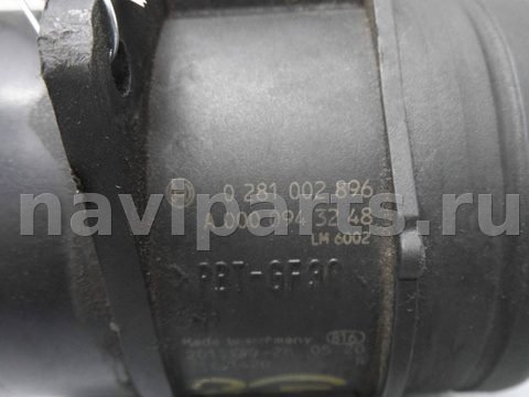 Расходомер воздуха (ДМРВ) Volkswagen Crafter, 2010 г., OEM 0281002896, арт. 00064317, фото 6