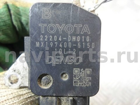 Расходомер воздуха (ДМРВ) Toyota Sienna, 2010 г., OEM 222040H010, арт. 00066471, фото 3