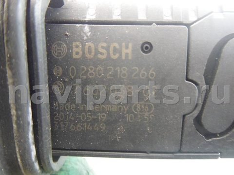 Расходомер воздуха (ДМРВ) BMW 7 F01/F02, 2010 г., OEM 0280218266, арт. 00101446, фото 3