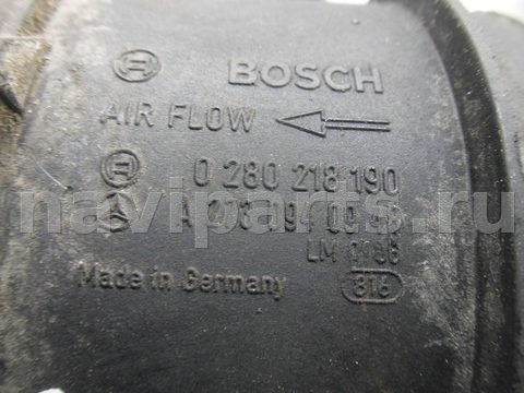 Расходомер воздуха (ДМРВ) Mercedes C W204, 2009 г., OEM 2730940948, арт. 00138491, фото 2