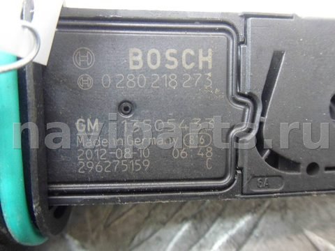 Расходомер воздуха (ДМРВ) Buick Encore, 2013 г., OEM 13505433, арт. 00139903, фото 4