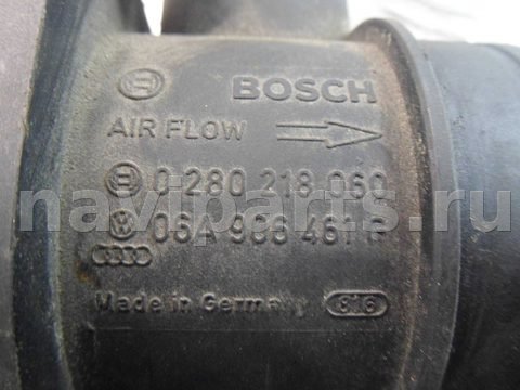 Расходомер воздуха (ДМРВ) Audi Q7, 2007 г., OEM 06A906461G, арт. 00169387, фото 2