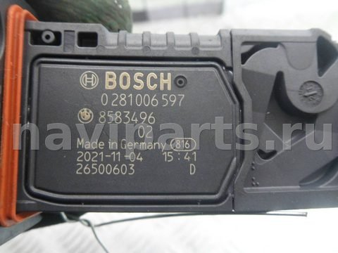 Расходомер воздуха (ДМРВ) BMW X1 F48, 2022 г., OEM 8583496, арт. 00169855, фото 2