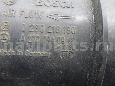 Расходомер воздуха (ДМРВ) Mercedes GL X164, 2008 г., OEM 2730940948, арт. 00185486, фото 2