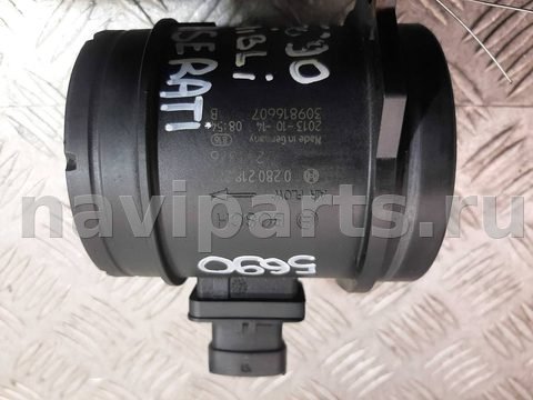 Расходомер воздуха (ДМРВ) Maserati Ghibli, 2014 г., OEM 0280218281, арт. 00216318, фото 2