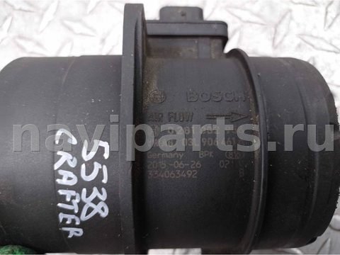 Расходомер воздуха (ДМРВ) Volkswagen Crafter, 2014 г., OEM 0281002956, арт. 00227859, фото 4