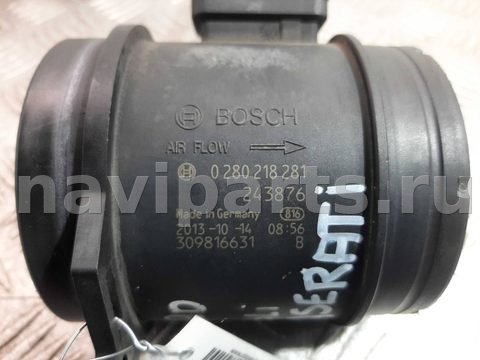 Расходомер воздуха (ДМРВ) Maserati Ghibli, 2014 г., OEM 0280218281, арт. 00249095, фото 2