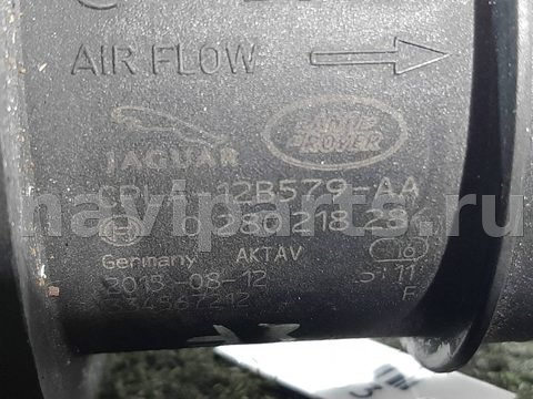 Расходомер воздуха (ДМРВ) Jaguar XF, 2016 г., OEM CPLA12B579AA, арт. 00281233, фото 4