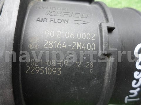 Расходомер воздуха (ДМРВ) Hyundai Tucson, 2022 г., OEM 9021060002, арт. 00281644, фото 3