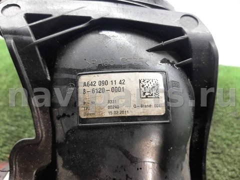 Расходомер воздуха (ДМРВ) Mercedes ML W164, 2010 г., OEM A6420901142, арт. 00282754, фото 4