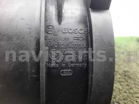 Расходомер воздуха (ДМРВ) BMW 5 E60/E61, 2005 г., OEM 7788744, арт. 00297228, фото 3