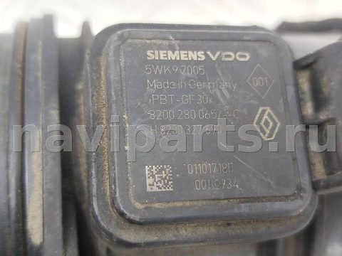 Расходомер воздуха (ДМРВ) Renault Scenic, 2005 г., OEM 5WK97005, арт. 1307700_2, фото 5
