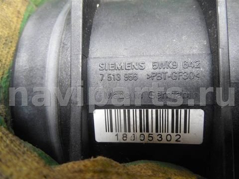 Расходомер воздуха (ДМРВ) BMW X3 E83, 2004 г., OEM 7513956, арт. 67321, фото 3