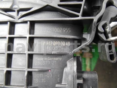 Расходомер воздуха (ДМРВ) Mercedes ML W164, 2011 г., OEM 6420900048, арт. 69148, фото 4