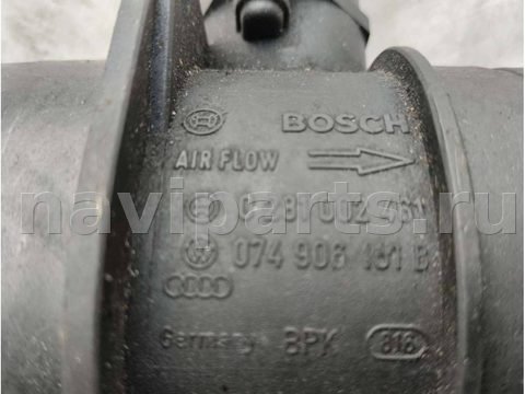 Расходомер воздуха (ДМРВ) Audi A6 C6, 2007 г., OEM 074906461B, арт. GD-46474881, фото 4