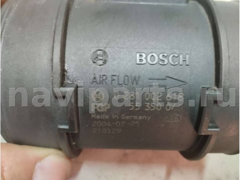 Расходомер воздуха (ДМРВ) Opel Astra, 2005 г., OEM 0281002618, арт. GD-77921653, фото 5