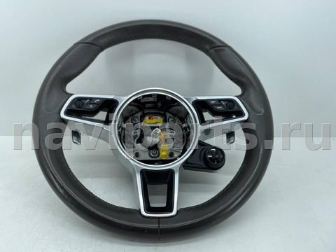 Руль Porsche Macan, 2020 г., OEM 95B959256F, арт. 11994