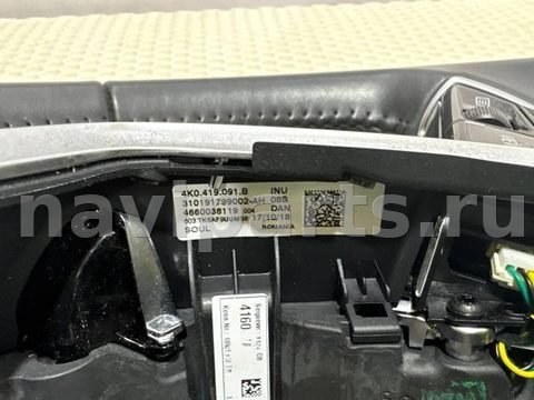 Руль Audi A6, 2018 г., OEM 4K0419091B, арт. 14567, фото 6
