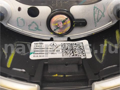 Руль Mercedes A W177, 2022 г., OEM A0004609102, арт. 44612_3, фото 3