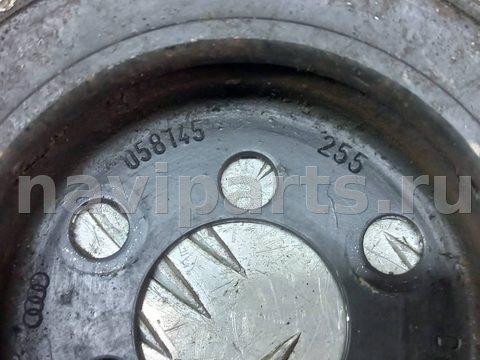 Шкив помпы Audi A4, 1998 г., OEM 058145255DE, арт. 1101772, фото 4