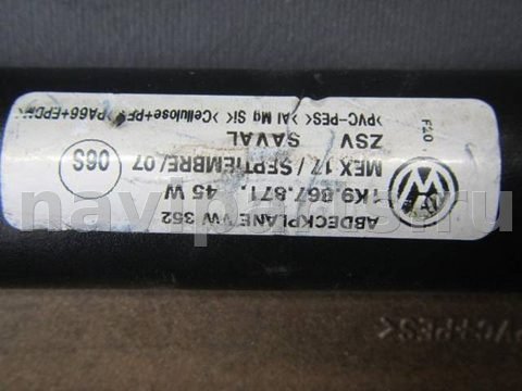 Шторка багажника Volkswagen Golf, 2008 г., арт. 0206113, фото 4