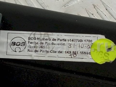 Новое Volkswagen Golf, 2009 г., OEM 1K9861691, арт. 1032477, фото 2