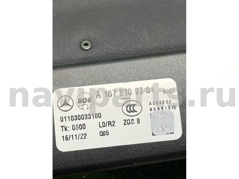 Шторка багажника Mercedes GLE, 2023 г., OEM A1678109701, арт. 50275, фото 6