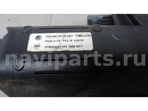 Шторка багажника Skoda Octavia A7, 2015 г., OEM 5E9867871B, арт. 5BM09QV01, фото 8