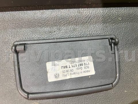 Шторка багажника Volkswagen Touran, 2005 г., OEM 1T0867871, арт. 90274, фото 2