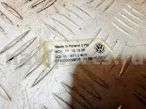 Шторка багажника Volkswagen Passat, 2007 г., OEM 3C9867871J, арт. A41477, фото 2