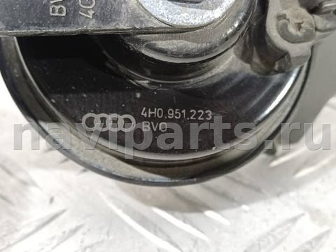 Сигнал (клаксон) Audi A6 C7, 2010 г., OEM 4G0951223, арт. 33490, фото 7