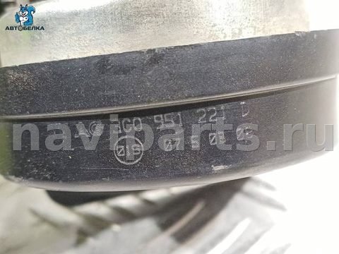 Сигнал (клаксон) Volkswagen Passat B6, 2005 г., OEM 3C0951221D, арт. 36679, фото 6