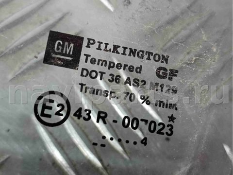 Стекло двери передней левой Opel Zafira, 2003 г., арт. 012401, фото 2