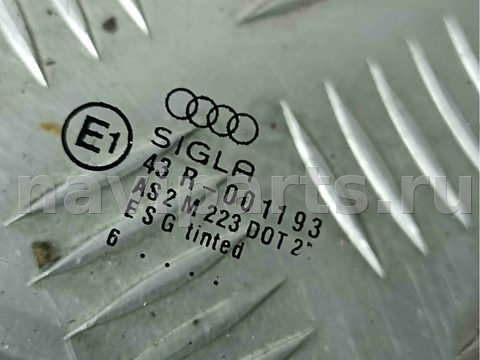 Стекло двери передней левой Audi A4, 1998 г., арт. 013014, фото 2