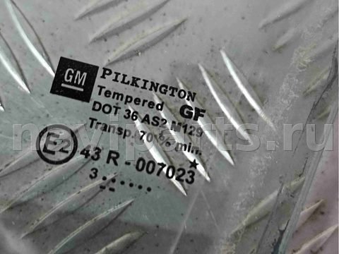 Стекло двери передней левой Opel Zafira, 2003 г., арт. 013405, фото 2