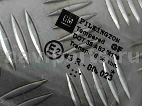 Стекло двери передней левой Opel Zafira, 2003 г., арт. 018290, фото 2