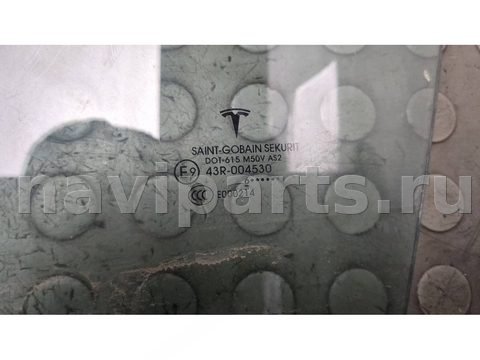 Стекло двери передней левой Tesla Model X, 2016 г., OEM 105271700D, арт. 21297716, фото 2