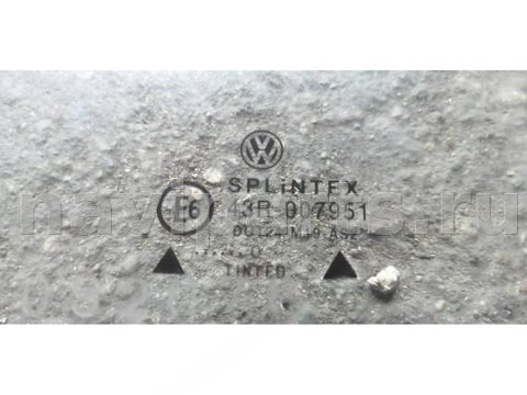 Стекло двери передней левой Volkswagen Golf, 1999 г., арт. 26426, фото 2