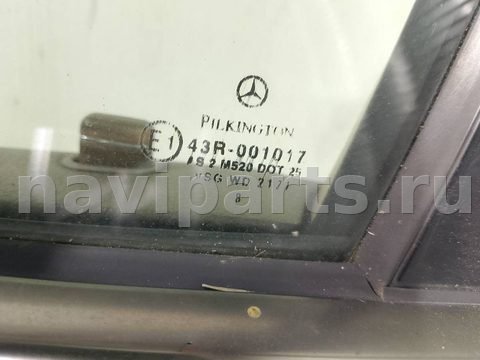 Стекло двери передней левой Mercedes S W220, 1998 г., арт. 92771268